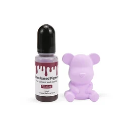 Vibrant 24 - Color Water - Based Pigment Set for Gypsum and Pottery Crafts (Violet)