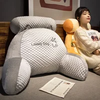Ice peas bedside cushion soft waist pillow big backrest bed pillow sofa pillow bed reading. 1