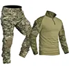 Tactical Suits Outdoor Uniform Hunting Shirts Cargo Pants Trainning Airsoft Paintball Clothes Sets Men Clothing Wear-resisting 1