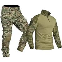 Tactical Suits Outdoor Uniform Hunting Shirts Cargo Pants Trainning Airsoft Paintball Clothes Sets Men Clothing Wear-resisting 1