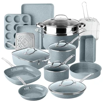 20-Piece Ceramic Cookware 1