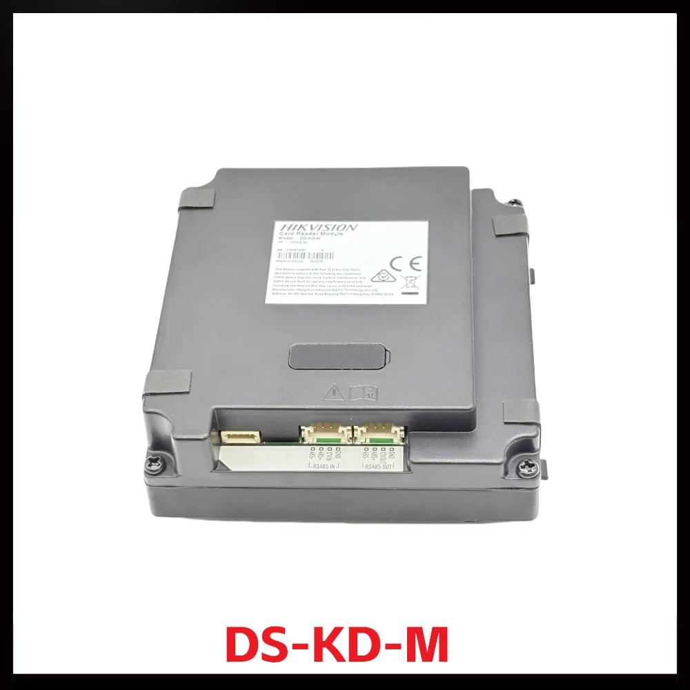 오리지널 하이크비전 DS-KD-M KD8 시리즈 프로 모듈형 포트 스테이션 M1 카드 리더 모듈 지원, 도어 잠금 해제 지원