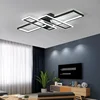 New Modern Led Chandeliers For Living Dining Room Bedroom Nordic Aluminum White/Black Ceiling Light 85V-260V With Remote Control 3