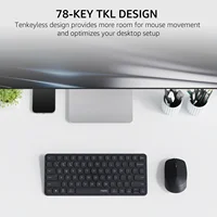 Rapoo 9010M/E9050L/E9350L Multi-Device Wireless Bluetooth Keyboard 2.4G/Bluetooth 5.0/4.0 Support 4 Devices - Image 3