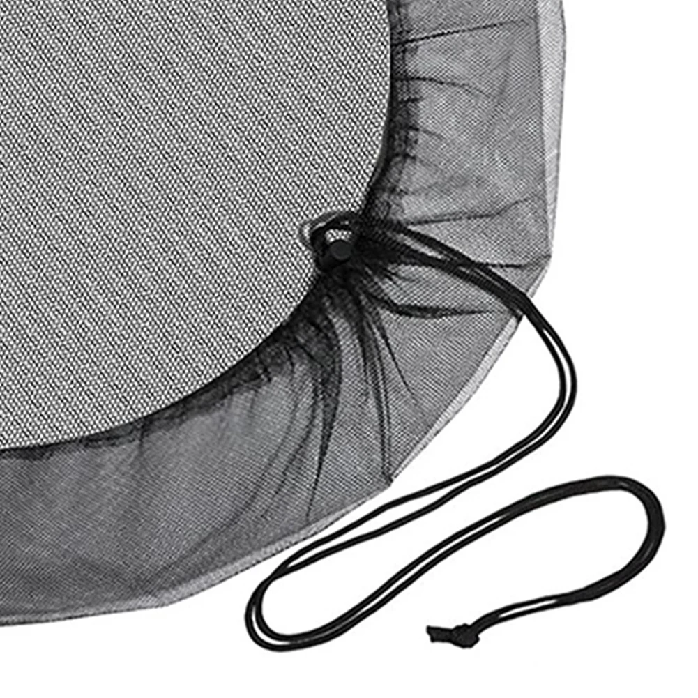 60cm Garden Rainwater Netting with Drawstring Nylon Water Tank Filter Insect Net Bag Anti-fall Leaves Practical Garden Supplies