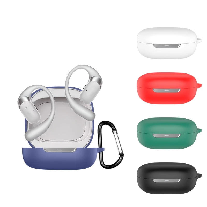 With Hook For SHOKZ OpenFit 2+ T921 Headphone Protective Case Shockproof And Dustproof Storage Box_voghion.com