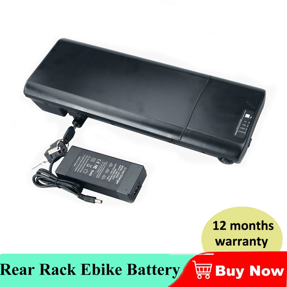 Electric Bike Batteries Rear rack Battery 36V 12ah 14ah 48V 10.5ah 250w 350w 500w Mountain Compatible Ansmann bike bat lithium battery pack