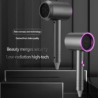 Professional Hair Dryer For Women, Safe Low Radiation Electric Hair Brush Blue Light Negative Ion Collagen Hair Care Dryer 2