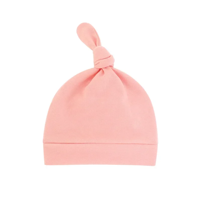 Baby Hat 1PCS Handmade Knot Infant Hats Soft Skin-friendly Baby Girls Caps Newborn Headwear Clothing Decoration Mom Kids Gifts