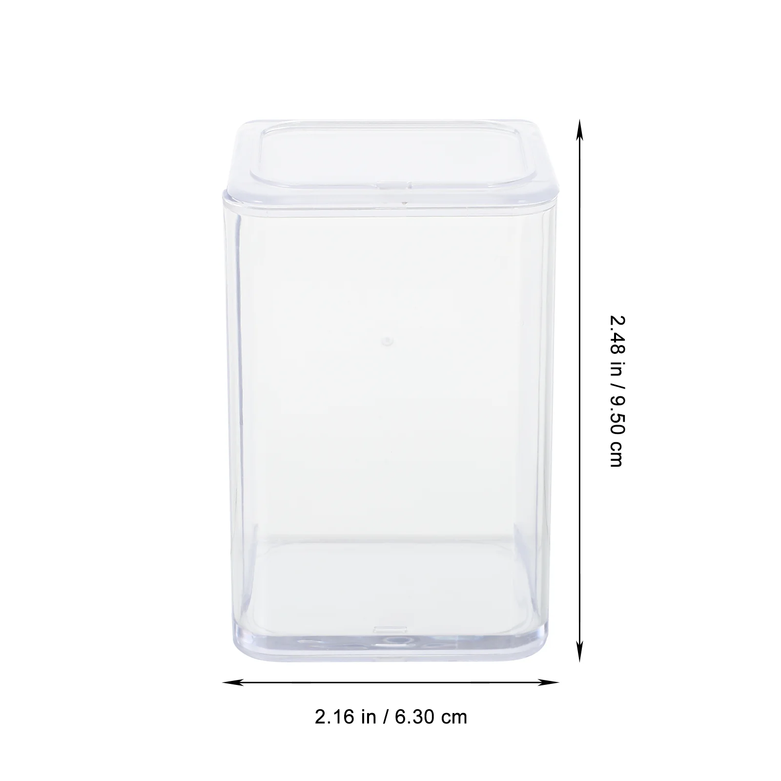 

4 Pcs Fine Model Display Box Models Transparent Displaying Case Abs Garage Kits
