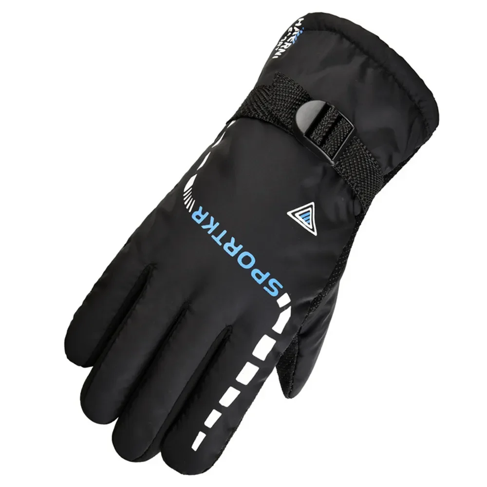 Outdoor Driving Sport Gloves Windproof Waterproof Thermal Gloves For Men Women Touchscreen Full Finger Glove_voghion.com