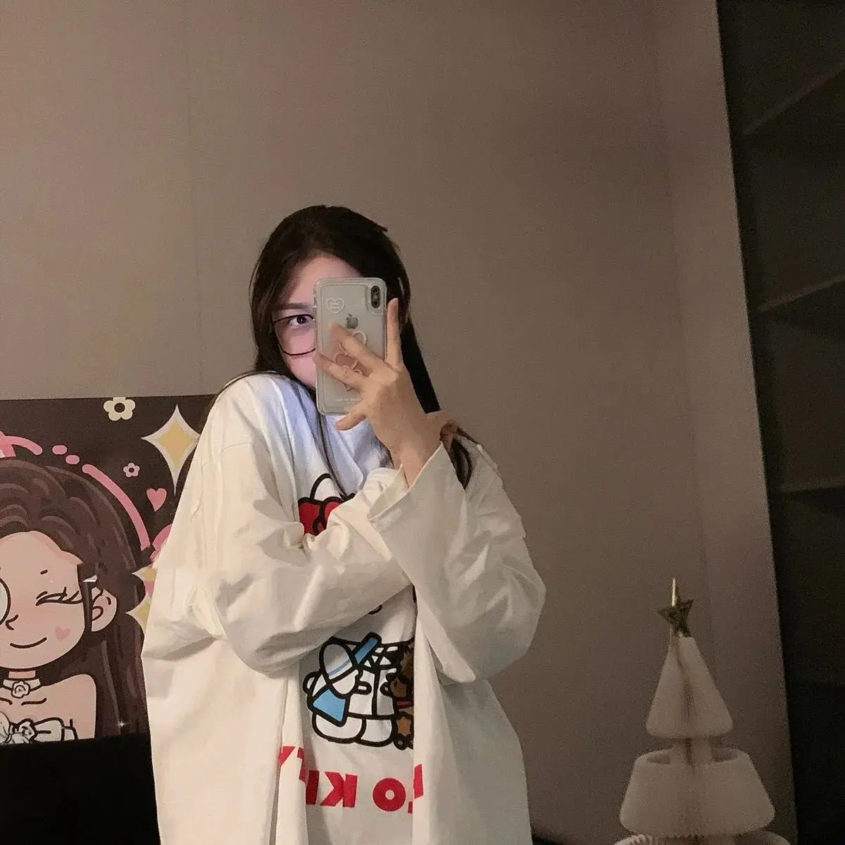 

Пижама Sanrio Hellokitty, женский костюм, милый мультяшный костюм из двух предметов, верхняя одежда, домашняя одежда