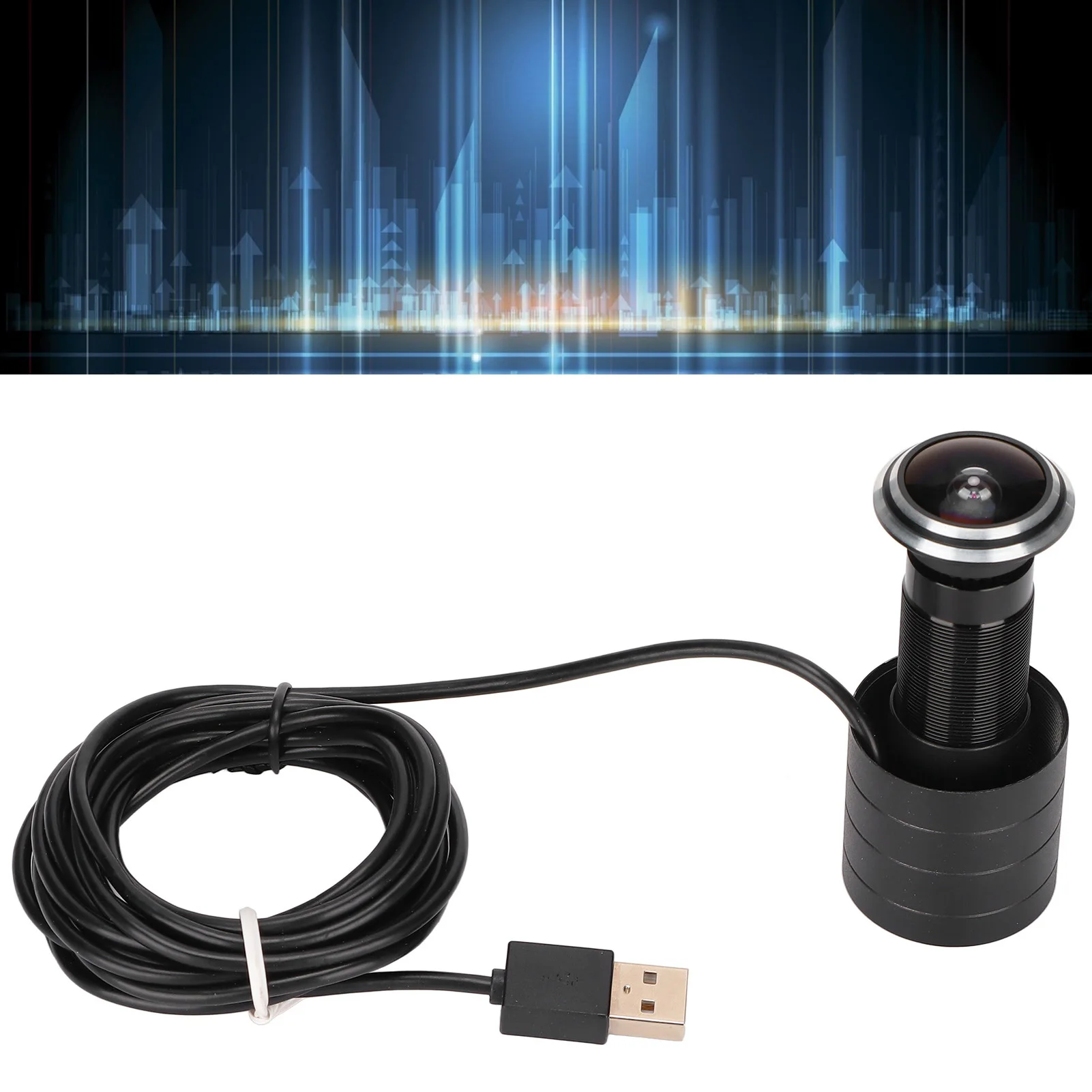 Door Eye Hole Camera Wide Angle 1080P 2 Million Pixels Drivefree USB HD Peephole Camera for Home Home USB Peephole