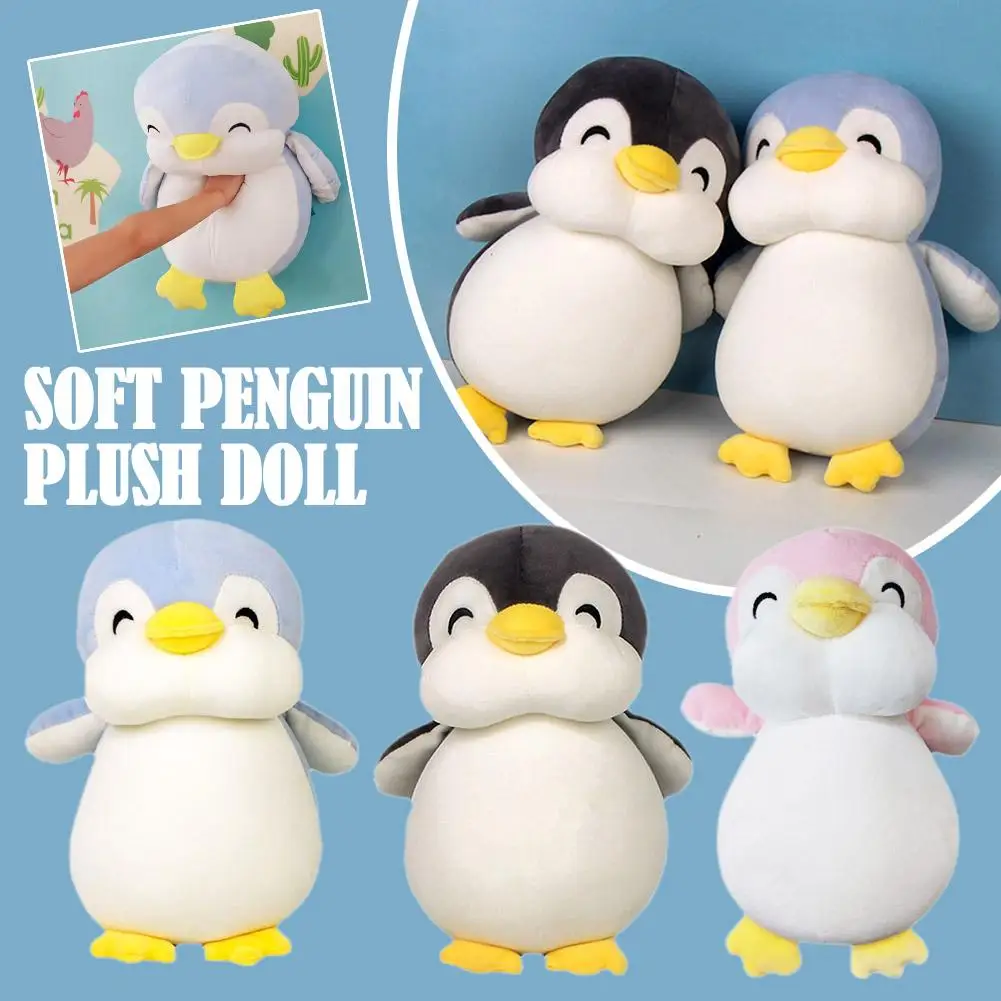 

30-40cm Penguin Plush Toys Cartoon Stuffed Animal Fashion Girls Toy Kids Pillow Soft Baby Christmas Birthday Gift O4p0