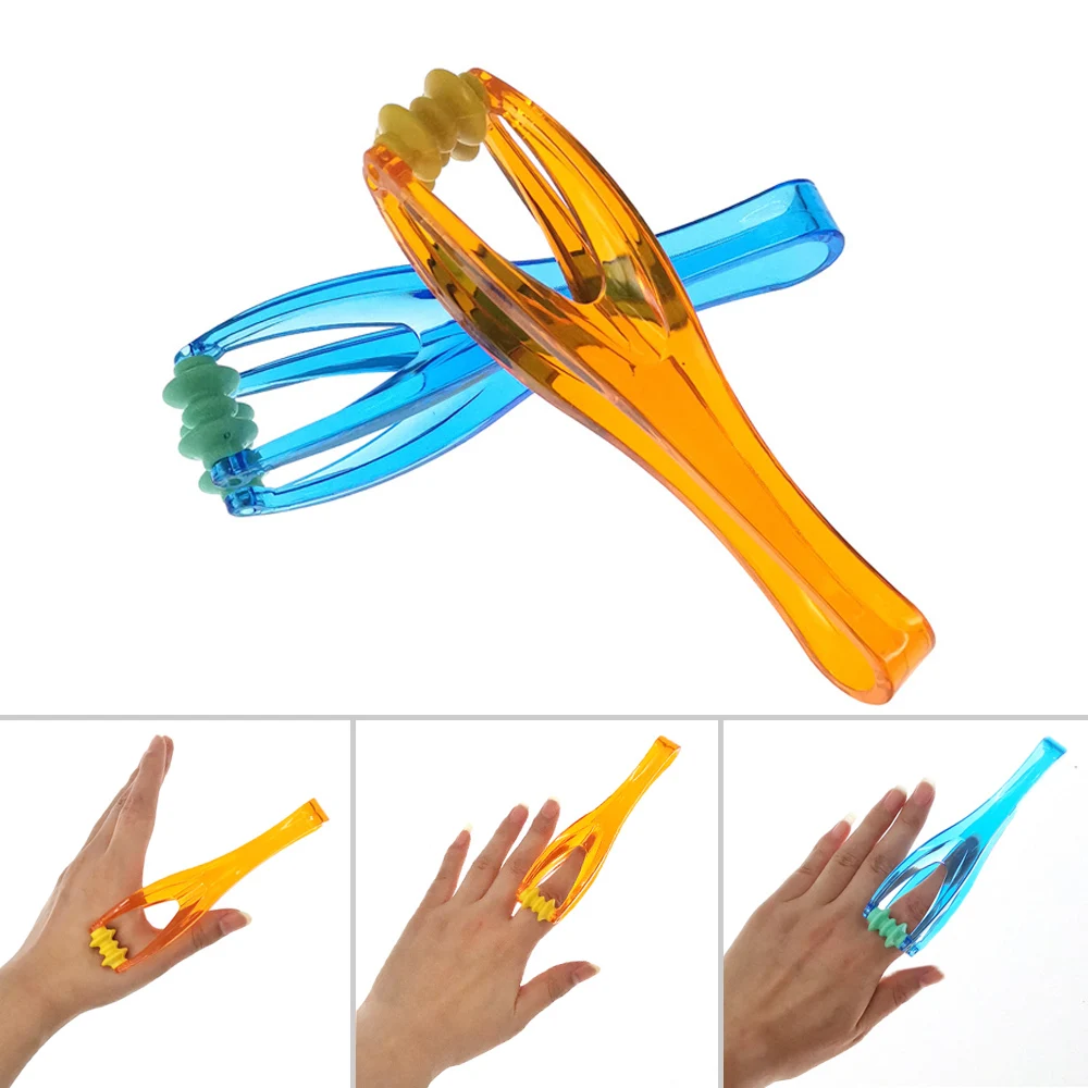 Hand Acupuncture Points Finger Joint Hand Massager Rollers Handheld Massager Relaxation Blood Circulation Health Care Massage finger massage ring acupressure point clip massage roller ball