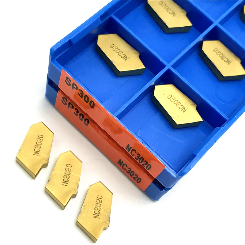 grooving inserts SP200 SP300 SP400 PC9030 NC3020 NC3030 grooving