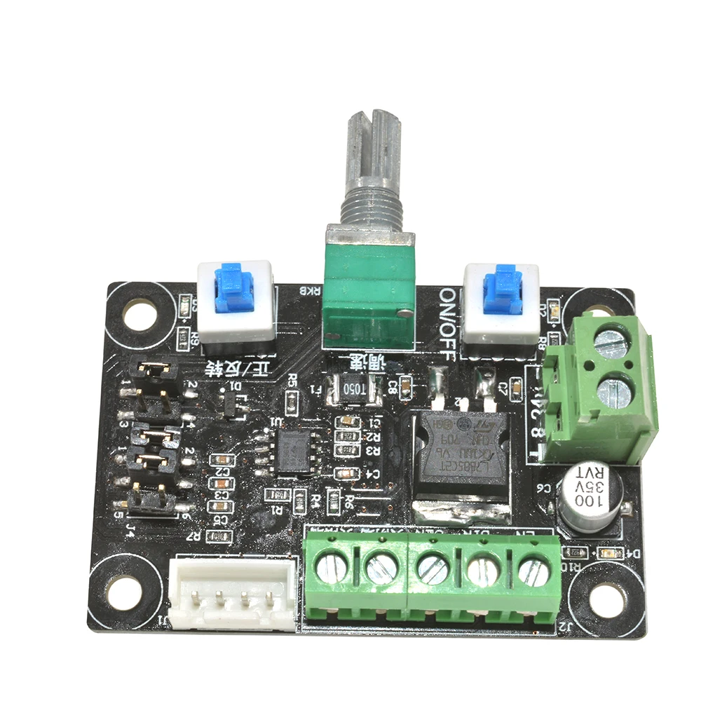 Description Picture 5 of itemDC 12V 24V Stepper Motor Driver Controller Pulse Pwm Signal Generator Module Motor Speed Regulator Frequency Control Module