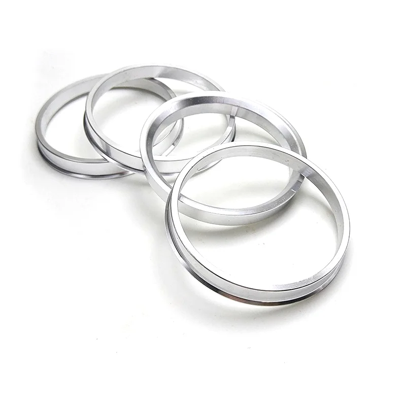 4pcs Aluminum Hub Centric Rings 67.1mm Car Hub to 75.1mm Wheel Bore ID 67.1mm OD 75.1mm