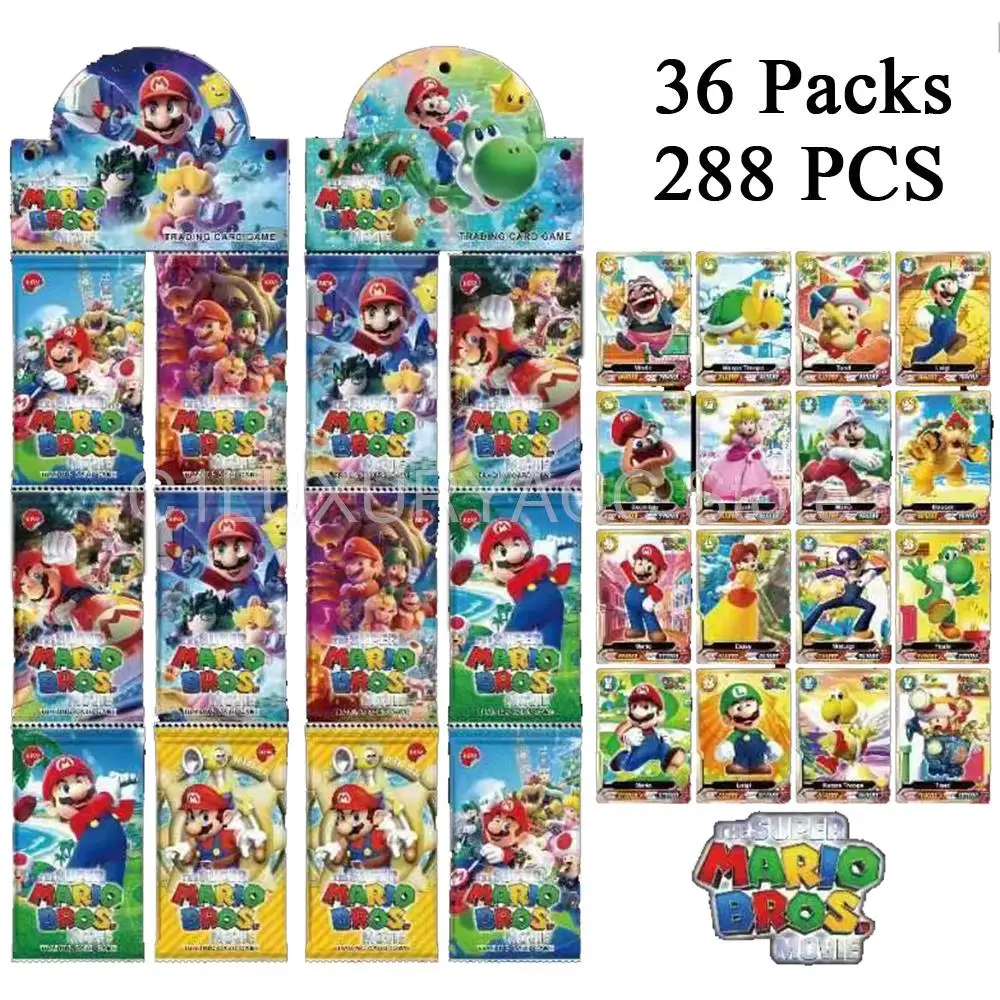36 Packs New Spider-Man Card for Children Across the Spider-Verse Marval Avenger Disney Frozen III Barbie Mario Bros Sanrio Card