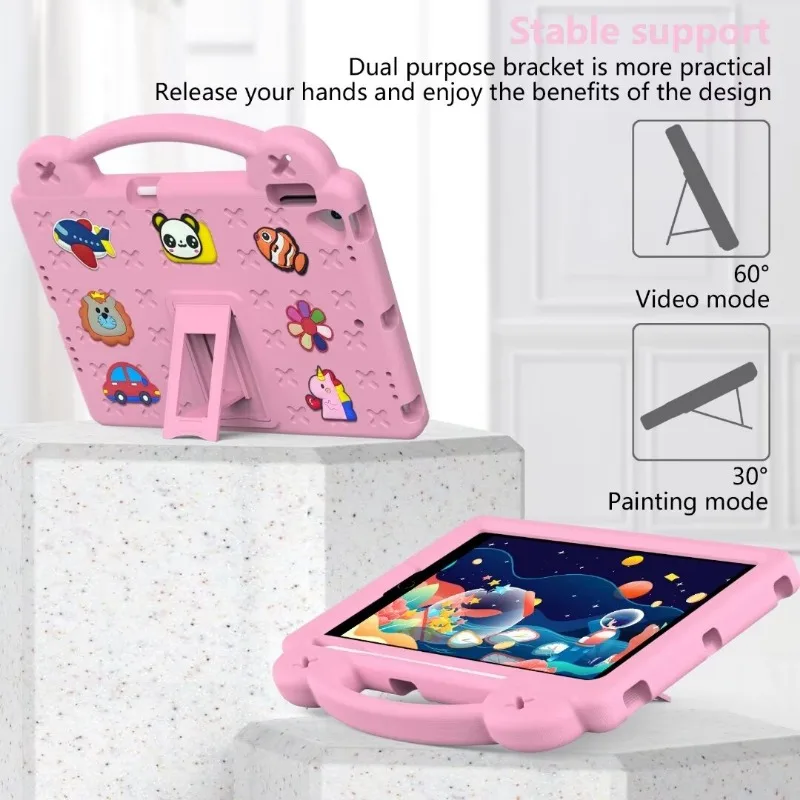 EVA Kids Shockproof iPad Case with Handheld Stand