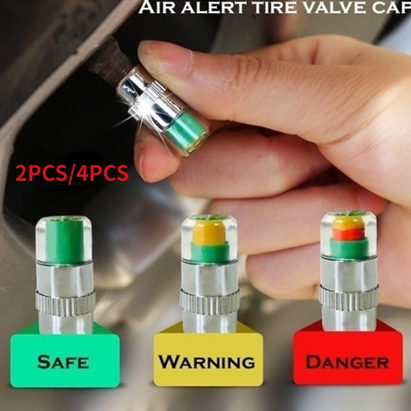 Automobile wireless tire pressure cap valve nozzle tire pressure gauge monitor external tire cap