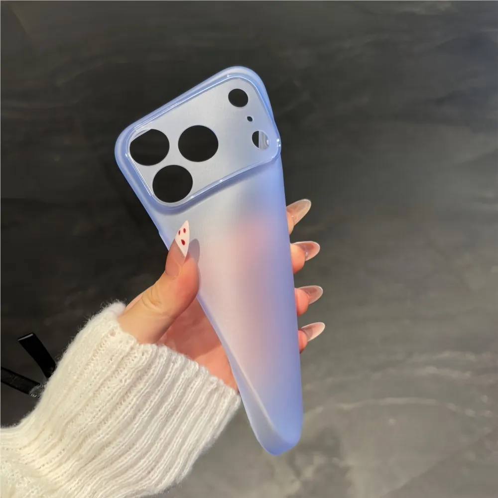 Slim Matte Clear Shockproof TPU Phone Case - Translucent Soft Back Cover
