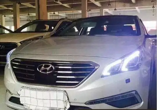 

Автомобильный Стайлинг для Hyundai 9 фара Sonata s 2011 ~ 2014/2015 ~ 2017 фара Sonata Биксеноновые линзы hi lo противотуманные фары