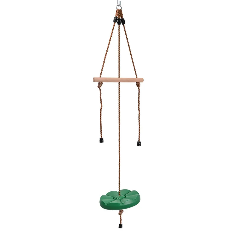 Swing Toy Outdoor Play Equipment Monkey Pole Petal Swing Sunflower Children's Swing Disc Outdoor Indoor Plastic Disc