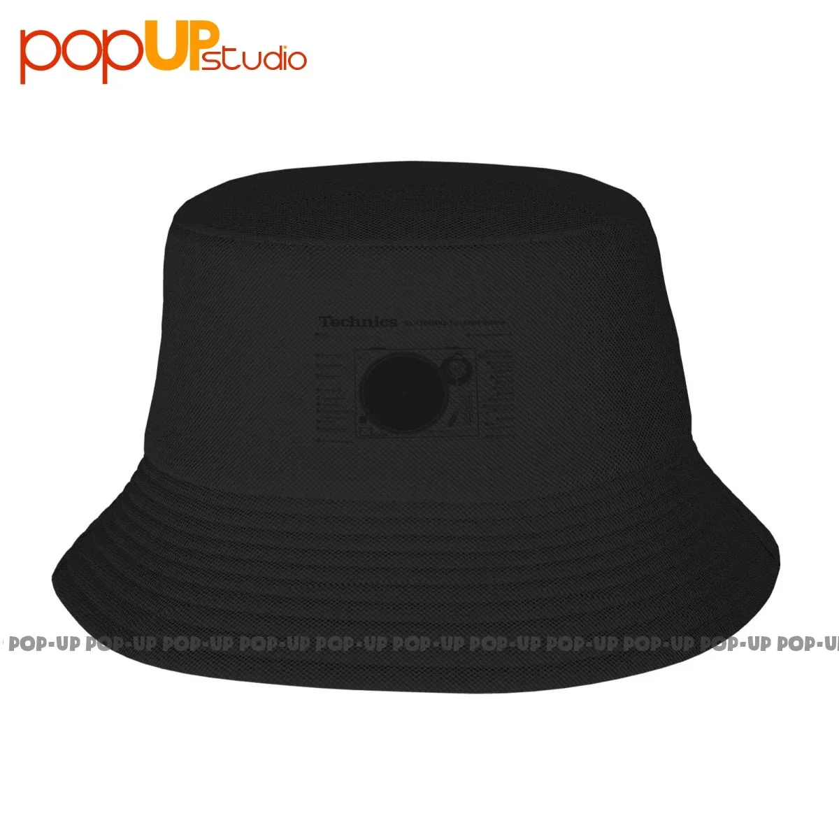 Technics 1200 Mk2 Sistema Di Giradischi Dj Decks Vinile Record Bucket Hat Fisherman Cap