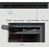Western Electric Fireplace Insert with Fire Crackling Sound, Remote Control, 750/1500W, Black, 33 1/16 Inches Wide, 25 9/16 5