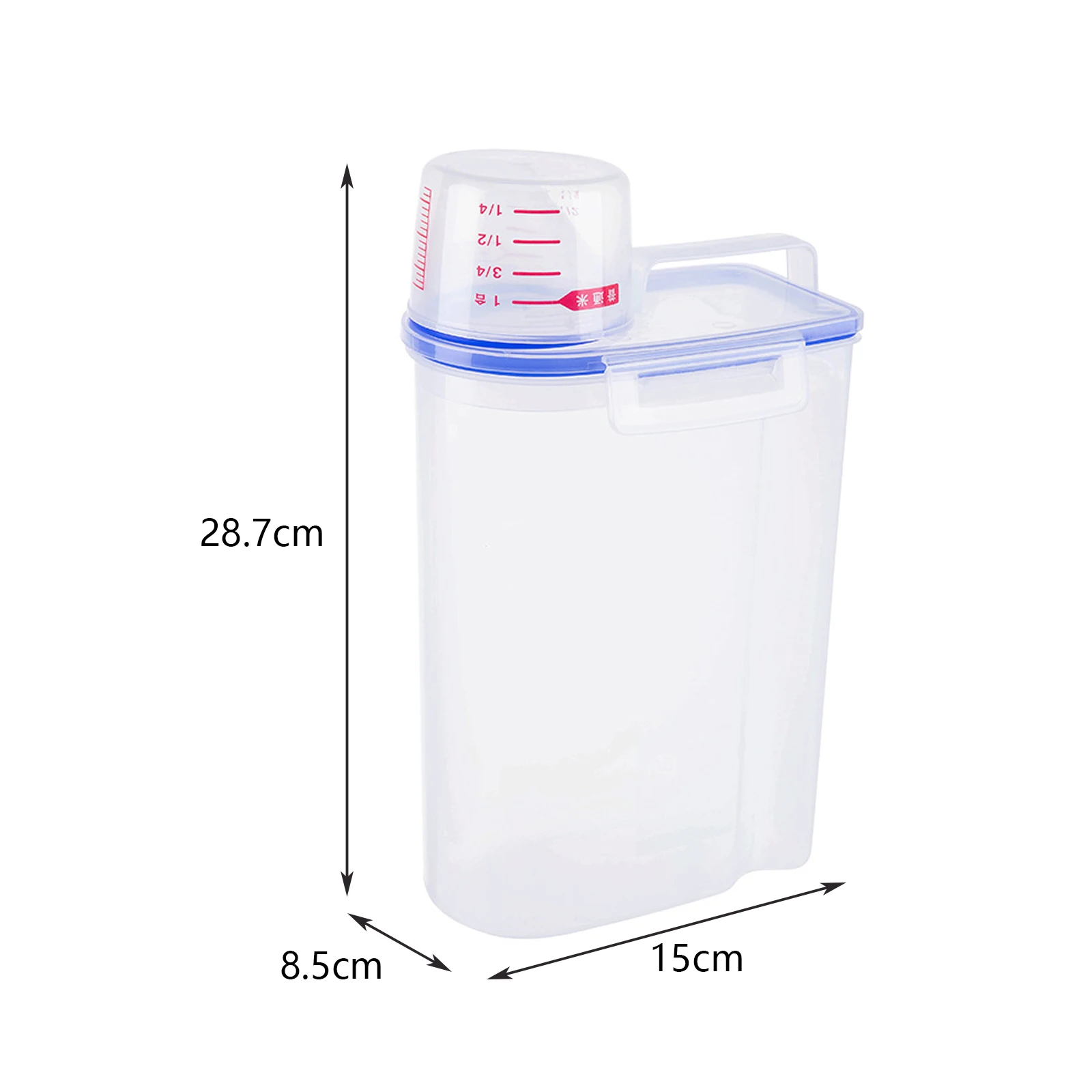 Transparent Acrylic Storage Box acrylic storage box with PP Lid Scoop Laundry Detergent Container Laundry pods Scent Beads Organizer Boxes