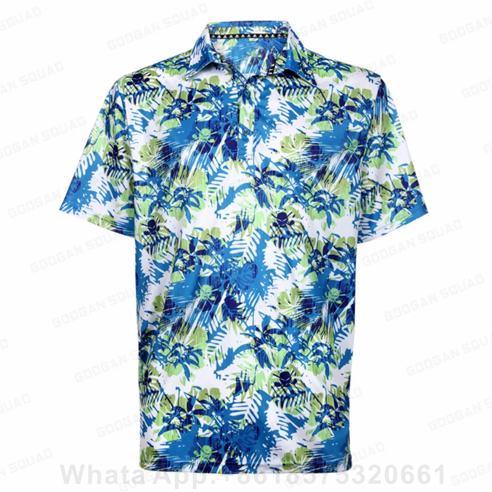 Kid's Polo Shirt Printed Summer Shirts Golf Lapel T-Shirt Casual Top Short Sleeve Breathable Badminton Tennis All-match Shirt