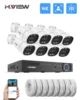 H.View 4K 5Mp 8Mp poe Cctv Security Camera System Home Video Surveillance Kit 8Ch Nvr Audio Outdoor Ip Camera xmeye app 1