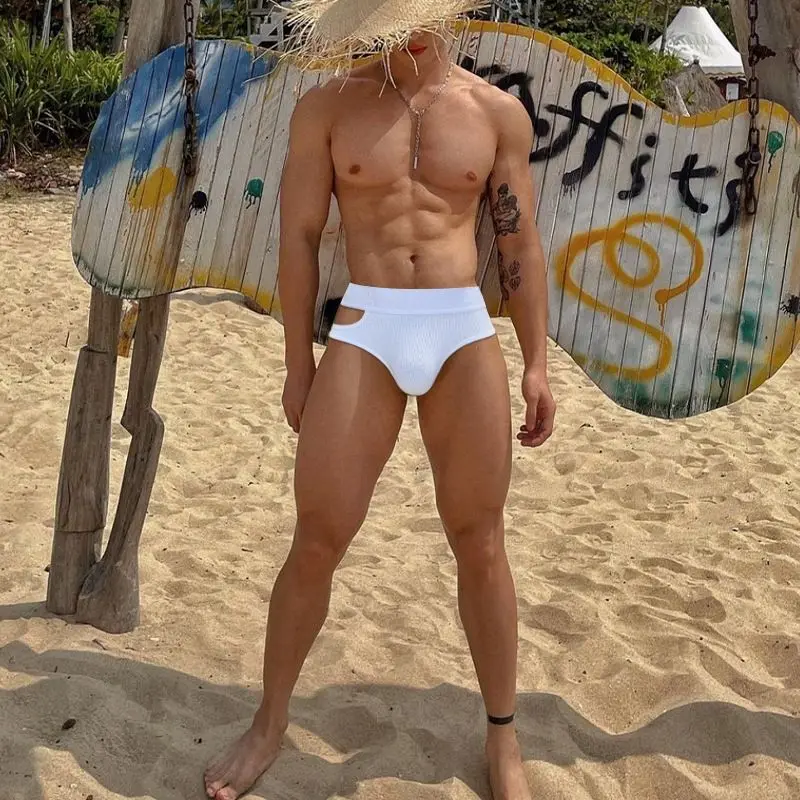 Cotton Sexy Underwear Men Briefs Male Mini Panties Penis Pouch String Low Waist Bikini Hombre Sissy Lingerie Erotic Underpants