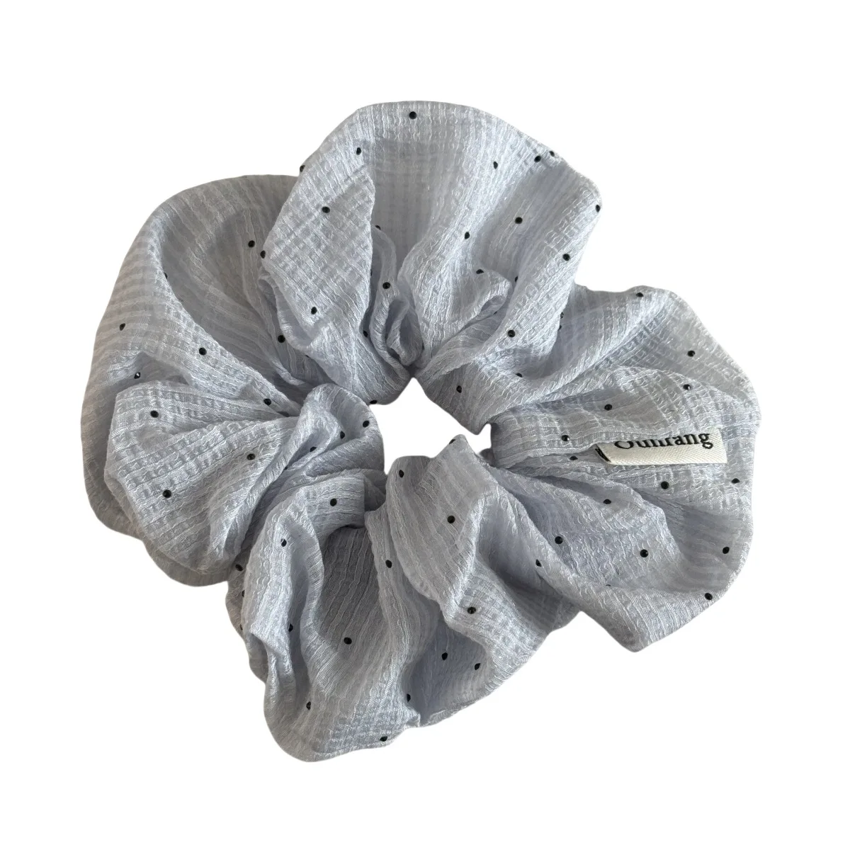 부드러운 프랑스 스타일 틈새 레트로 메쉬 작은 웨이브 도트 대장 헤어 서클 여성 미트볼 하이 엔드 헤어 액세서리