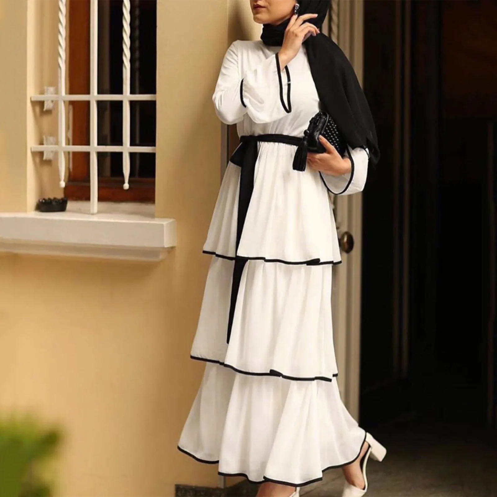 

Muslim Abaya Turkey Islamic Arabic Hijab Dress Caftan Dubai Kaftan Moroccan Robe Muslim Dress Islamic Wear For Women Plus Size