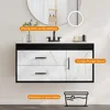 36 Inch Floating Bathroom Vanity with Sink, Wall Mounted Bathroom Vanity, 2 Drawers and Soft Close System Cabinet 5