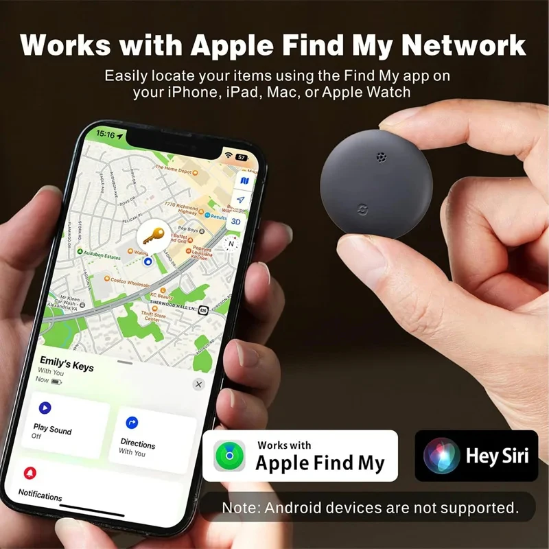 Smart GPS Locator Pet Wallet Suitcase Car Global Positioning Tracking Elderly Kids Anti Getting Lost Finder For iPhone Find My