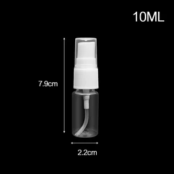 Portable Clear Plastic Spray Bottle for Garden Watering and Plant Care (10ml)