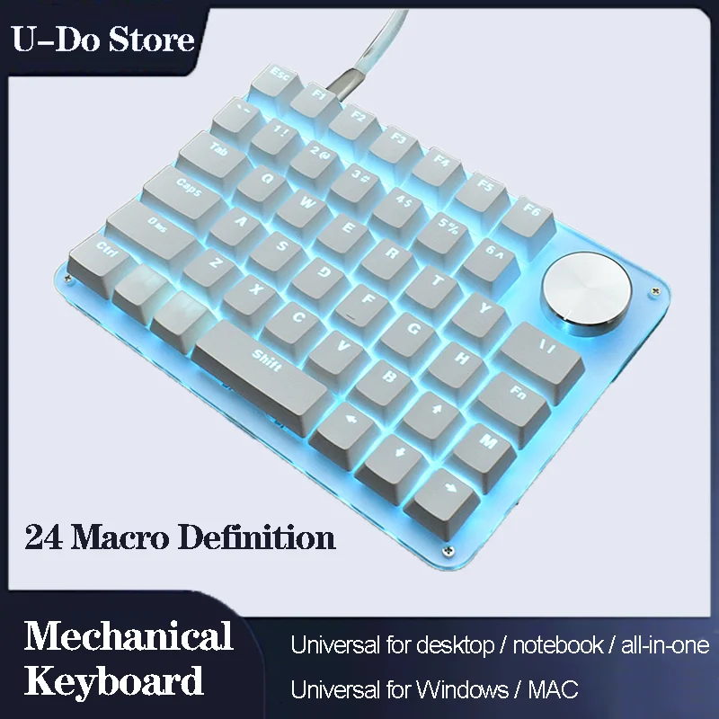 マクロ定義のメカニカルキーボード 24キー ホットおよびコールド 描画およびビデオ編集 G50タイプc 片手キーボード Windows Macos用 キーボード Aliexpress