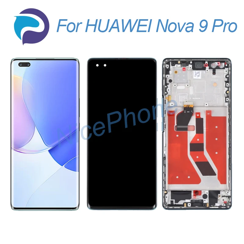 

For HUAWEI Nova 9 Pro Screen Display Replacement 2340*1080 RTE-AL00, Hebe-BD00 Nova 9 Pro LCD Touch Digitizer Assembly