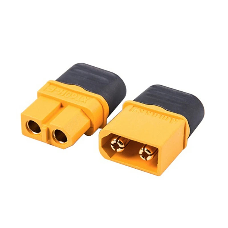 Connecteur XT60H Mâle/Femelle Cuivre Doré 60A pour Modélisme