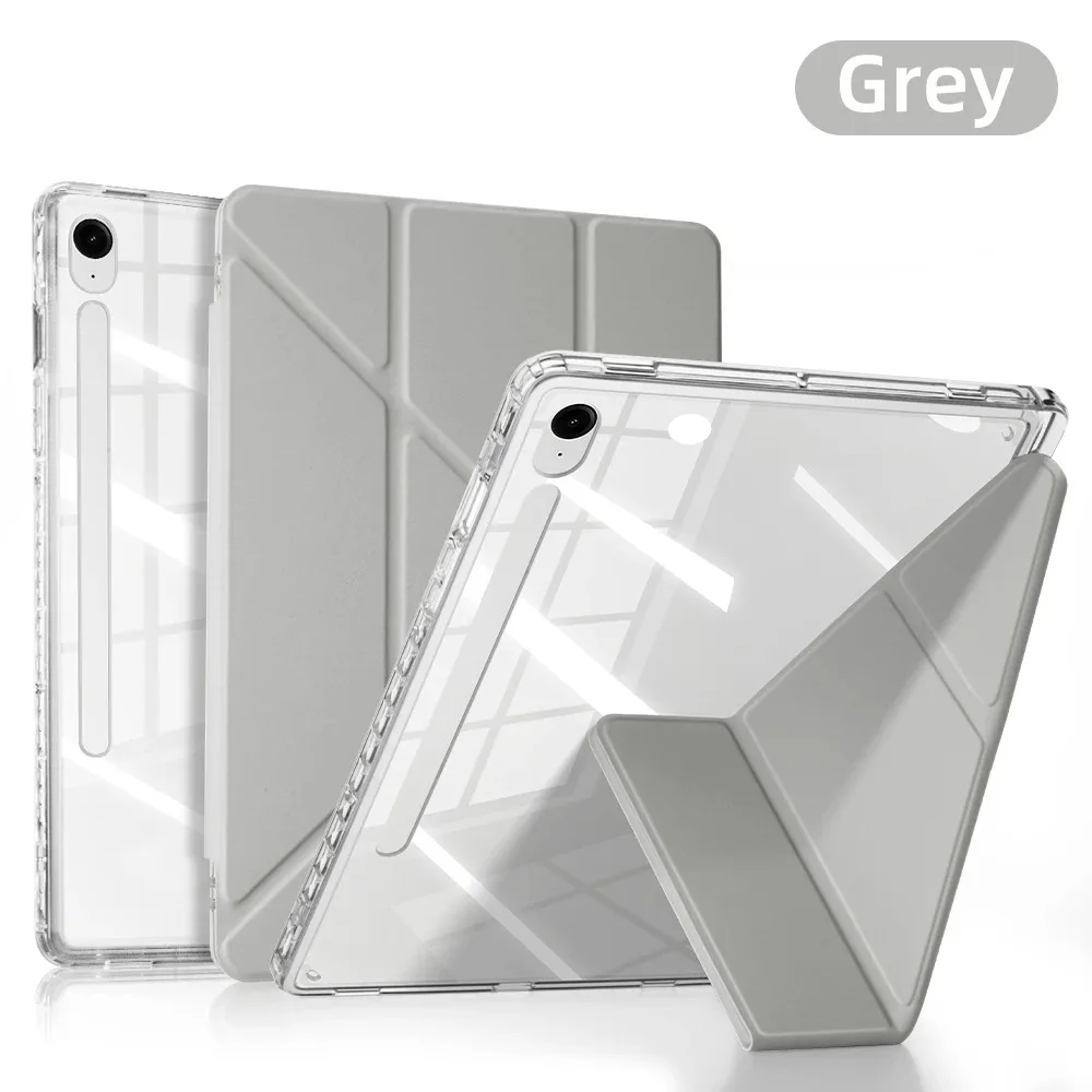 Versatile Y-Fold Stand Smart Tablet Case with Pencil Holder