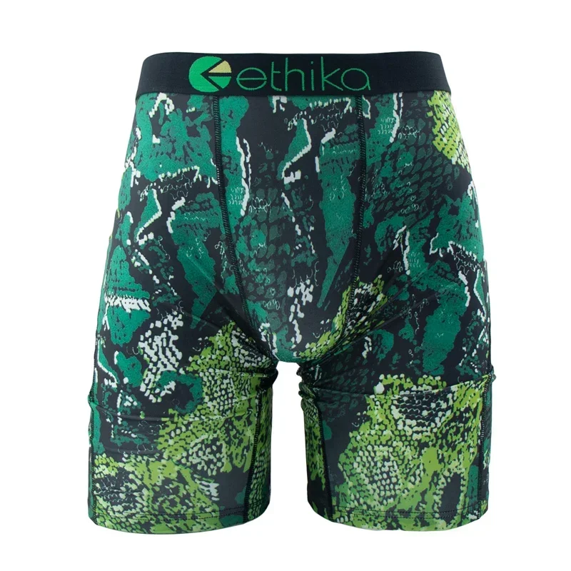 Men Underwear Boxers Fashion Printed  Male Panties Lingerie Men Underpants Boxershorts Trunks Plus Size Breathable Men's Boxers