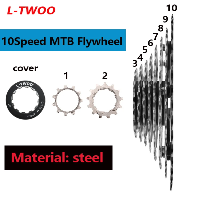 LTWOO Mountain Bike Cassette 8/9/10/11/12 Speed 40/42/46/50/52T HG K7 Flywheel VG Road Mountain Bike Chain 8V9V10V11V12V current bicycle cassette,bicycle sprocket gear,bike freewheel