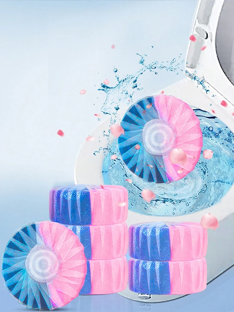 Toilet cleaning spirit multi-color multi-effect 6-effect combination 1 toilet automatic descaling remove stain