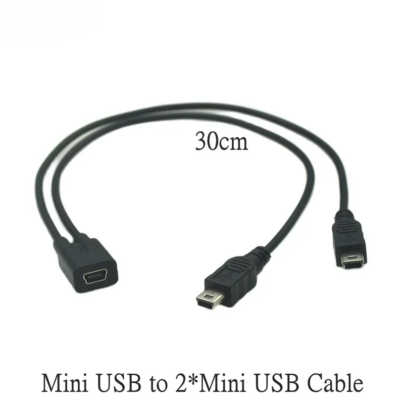 USB Multi-Interface Y Splitter Charge and Data Extension Adapter Cable