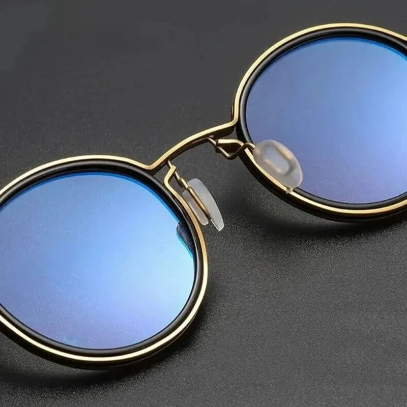 Anti Blue Light Glasses Round Retro Computer Eyewear Women Men Fashion Small Frame