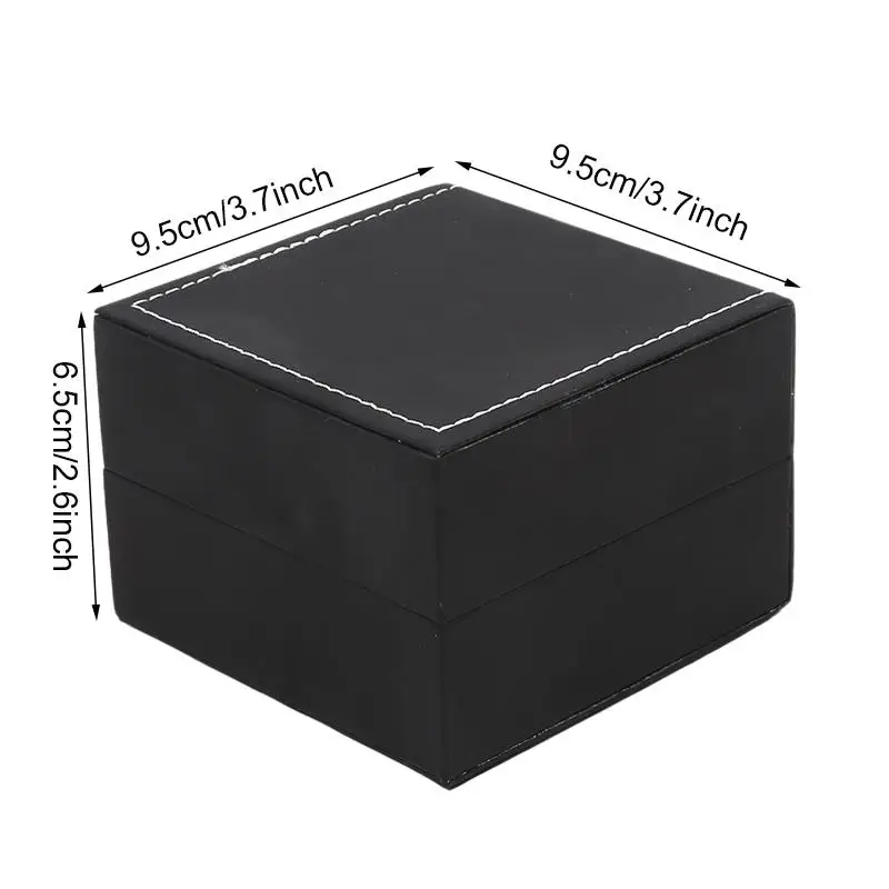 High Grade PU Leather Single Watch Gift Box with Pillow – Elegant Wristwatch Display Ca... - SKU LWGB2010 - UGI Packaging