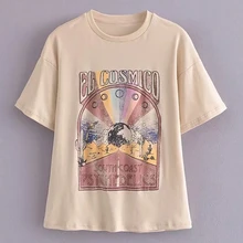 

Elmsk Ins Blogger Summer T Shirt Women Camisetas 2022 Tops Fashion High Street O-neck Cotton Harajuku Tshirt Rainbow Printing